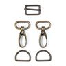 Bag Accessories Set [ 5-Pieces | 25 mm] – antique gold,  thumbnail number 2