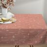 Decor Fabric Half Panama Delicate Flowers – dusky pink,  thumbnail number 8