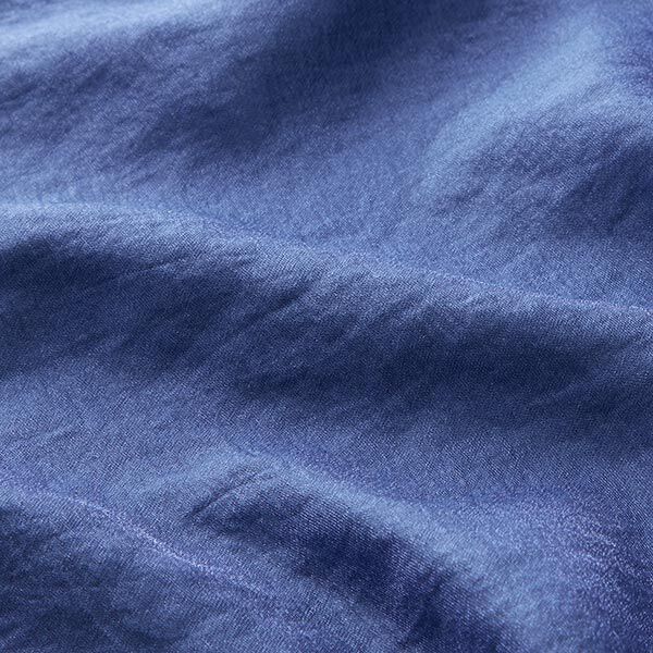 Plain crushed look viscose blend – steel blue,  image number 3