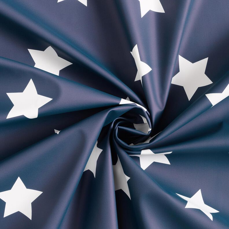 Raincoat Fabric stars – navy blue,  image number 4
