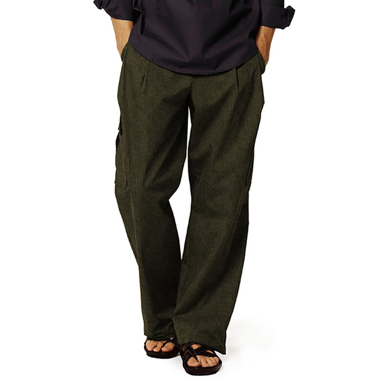 Chunky Corduroy pre-washed Plain – dark olive,  image number 12
