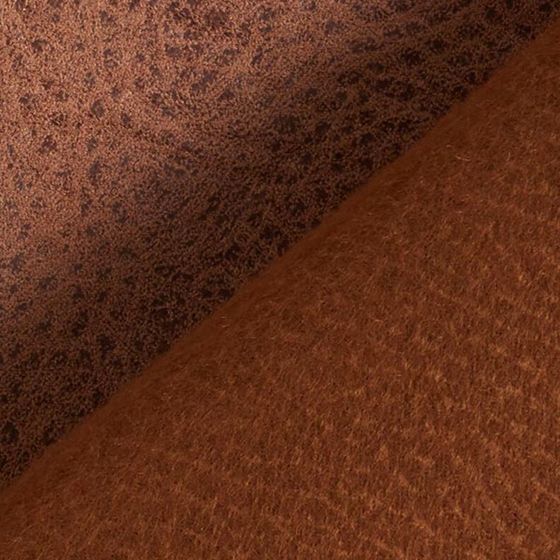 Upholstery Fabric Imitation Leather – medium brown,  image number 3