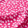 Swimsuit fabric mini polka dots – intense pink/white,  thumbnail number 2