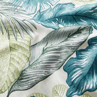 Decor Fabric Half Panama jungle – light petrol, 