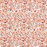 Cotton Cretonne scattered flowers – rosé/peach orange,  thumbnail number 1
