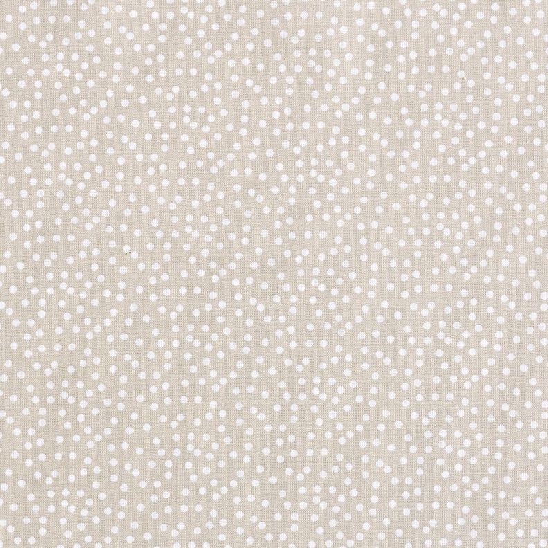 Cotton Cretonne Irregular Dots – sand,  image number 1