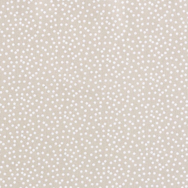 Cotton Cretonne Irregular Dots – sand,  image number 1