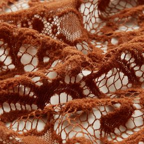 Bouclé lace flowers – copper, 