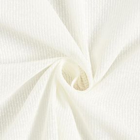 Curtain Fabric Stripes Effect Thread 300cm – white, 