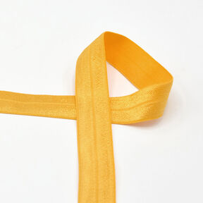 Elastic edging tape (folding elastic) glossy [20 mm] – gold, 