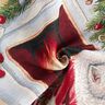 Panel Tapestry Fabric Holiday dog – green/red,  thumbnail number 3