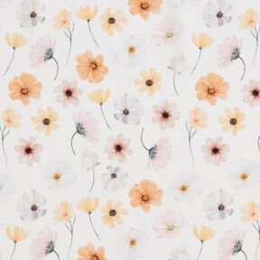 GOTS Cotton Jersey Flower Meadow Digital Print – beige, 