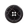 4-Hole Polyester Button Recycling – black/dusky pink,  thumbnail number 1