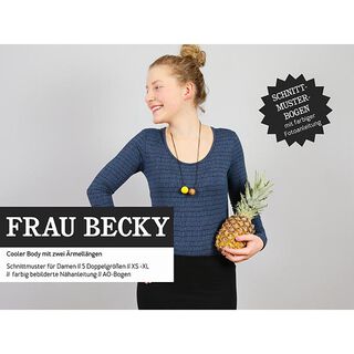 FRAU BECKY Body for Teens and Women, two sleeve lengths | Studio Schnittreif | XS-XL, 