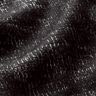 Knitted fabric wool blend glitter melange – black/metallic silver,  thumbnail number 3