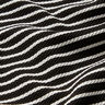 Horizontal Stripes Jacquard Jersey – black/white,  thumbnail number 2