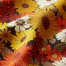 viscose fabric Summer Flowers – sunglow/black,  thumbnail number 2
