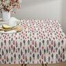 Decor Fabric Half Panama abstract school of fish – berry/natural,  thumbnail number 8