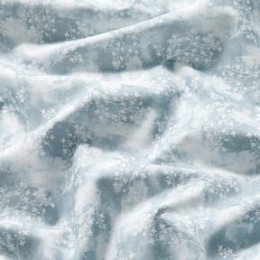 Cotton Poplin fine branches – blue, 