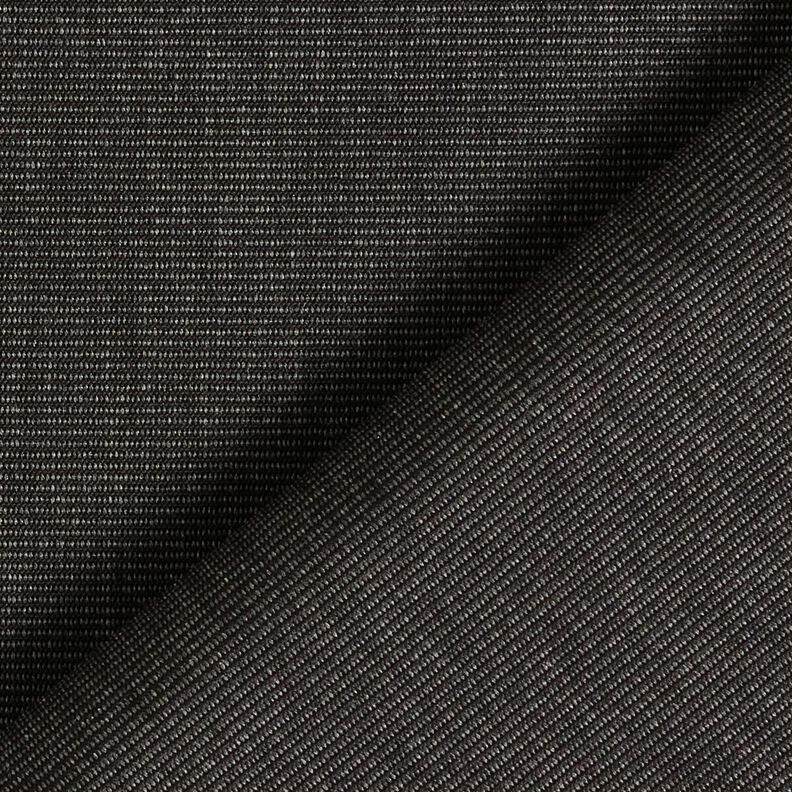 Outdoor Fabric Canvas Fine Texture – black,  image number 3