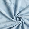 terry cloth jersey Flowers – silver blue,  thumbnail number 3