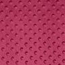 Cosy Fleece Embossed Dots – burgundy,  thumbnail number 1