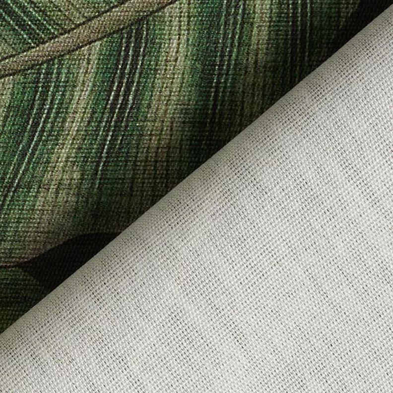 Outdoor Fabric Canvas Palm Leaves – dark green,  image number 4