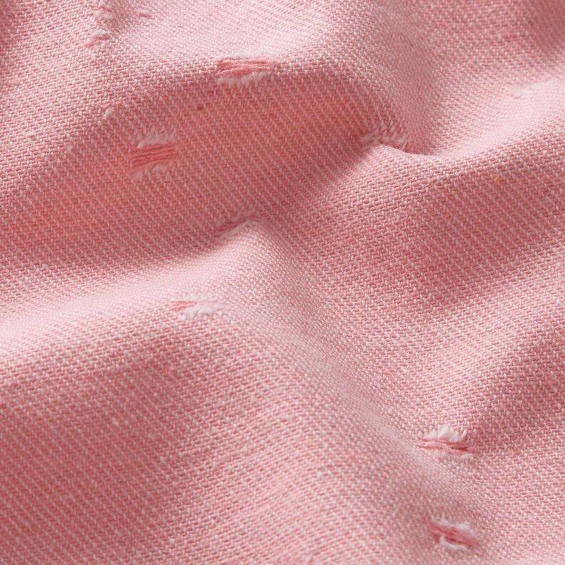 Denim cotton mix distressed look – pink,  image number 2