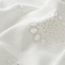 Flowers broderie anglaise cotton fabric – white,  thumbnail number 2
