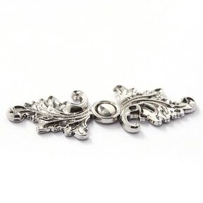 Metal Closure – silver metallic, 