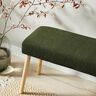Upholstery Fabric Honeycomb texture – dark olive,  thumbnail number 6