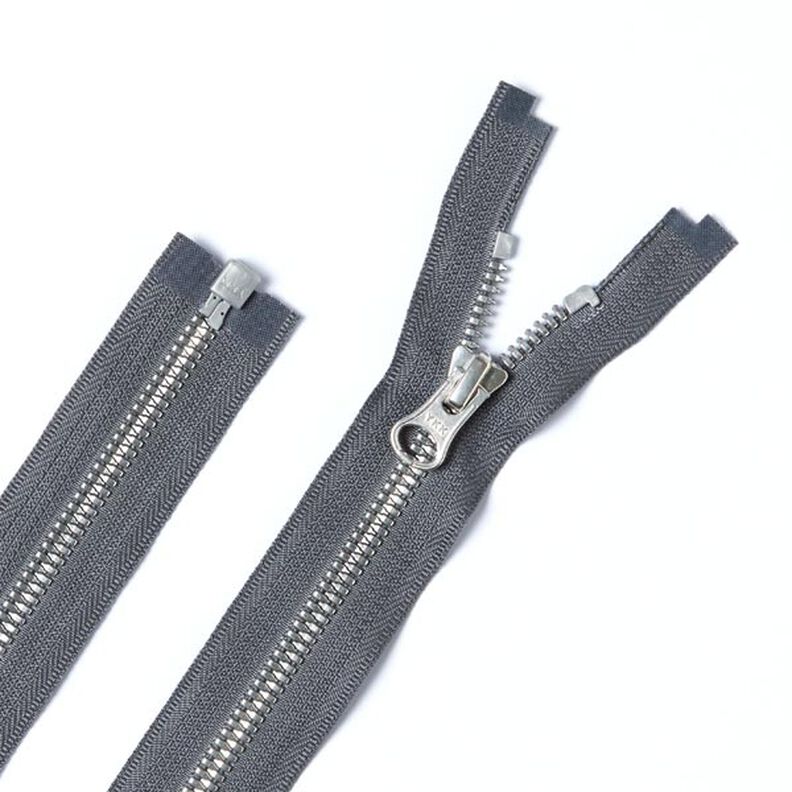 Zip divisible | Metal-look silver (182) | YKK,  image number 1