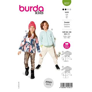 Sweater | Burda 9237 | 104-146, 