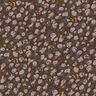 Viscose jersey, autumn flowers – brown,  thumbnail number 1