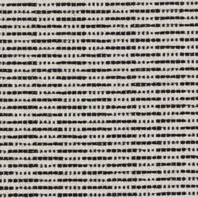 Decor Fabric Jacquard rustic stripes – black/natural, 