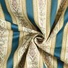 Biedermeier Stripes Jacquard Furnishing Fabric – cream/blue,  thumbnail number 4