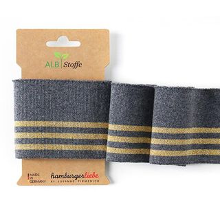 Organic Knit Ribbing Cuff Me GLAM EDITION  [110 cm | 7,5 cm] | Hamburger Liebe, 