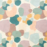 Decor Fabric Half Panama Abstract Spots – natural/mauve grey,  thumbnail number 1