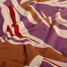 Viscose Jersey Abstract Waves – aubergine/light dusky pink,  thumbnail number 2