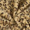 Super soft faux fur leopard print – antique gold/black,  thumbnail number 3