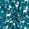 Cotton Jersey Rabbit & Deer – petrol,  thumbnail number 4