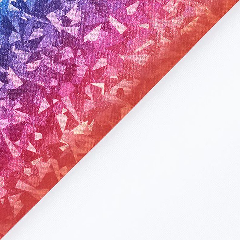 Foil jersey, colourful rainbow shimmer,  image number 3