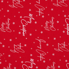 Decor Fabric Canvas Christmas greetings – red/white, 