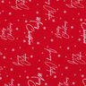 Decor Fabric Canvas Christmas greetings – red/white,  thumbnail number 1