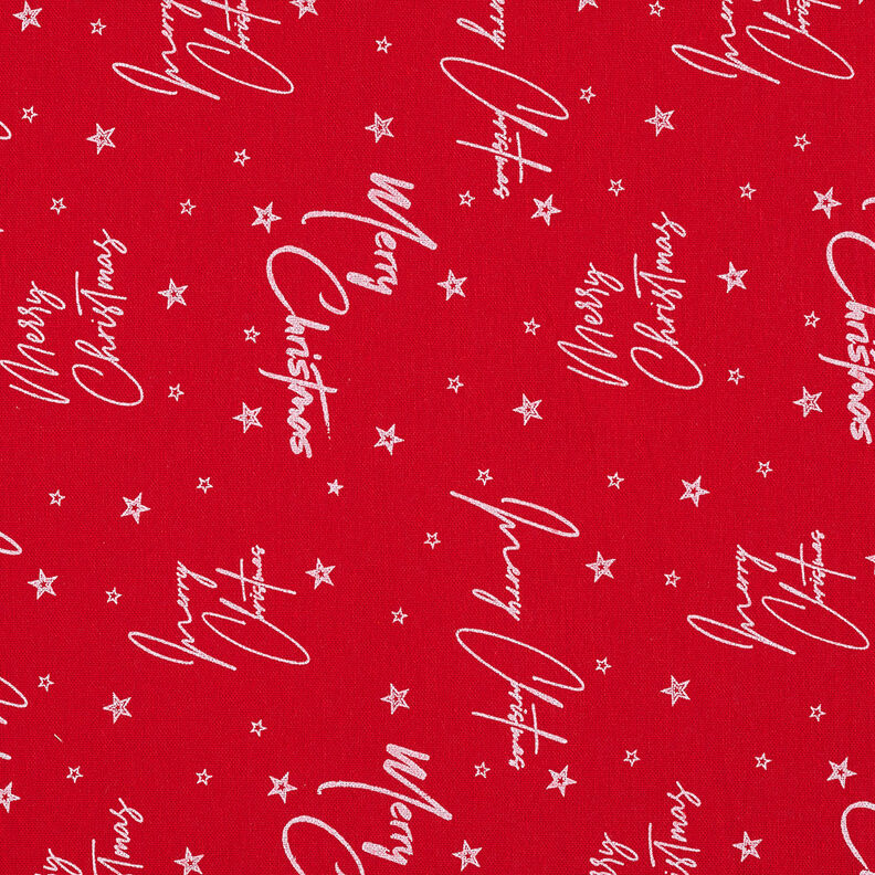 Decor Fabric Canvas Christmas greetings – red/white, image number 1