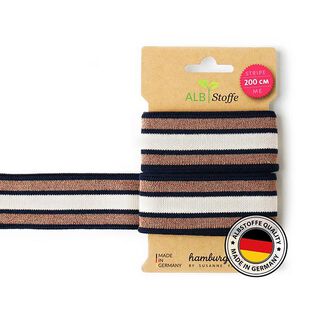 Organic Jacquard TrimSTRIPE ME GLAM [200 CM | 3,5 CM] | Albstoffe, 