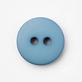 2-hole button round [Ø 11 mm] – brilliant blue, 
