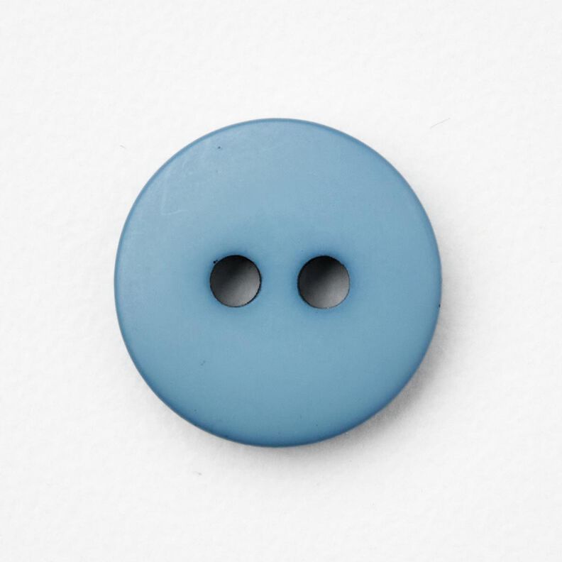 2-hole button round [Ø 11 mm] – brilliant blue,  image number 1