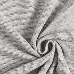 Mini Cotton waffle jersey Plain – light grey, 