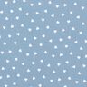 Scattered hearts organic cotton poplin – light wash denim blue,  thumbnail number 1